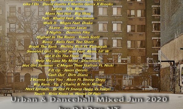 Urban & Dancehall Mixed Jun 2020 by DJ Dan NT