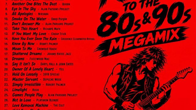 Rock To The 80s & 90s Megamix – Mixed By Federico Ramones