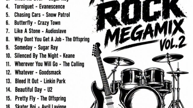 Alternative Rock Megamix Vol.2 – Mixed By Federico Ramones