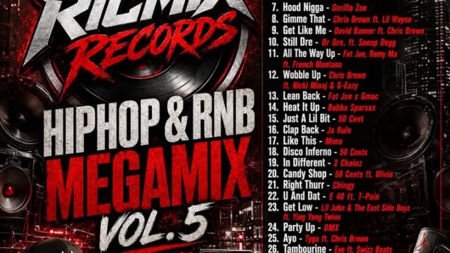 HipHop & RnB Megamix Vol.5 – Mixed By Federico Ramones