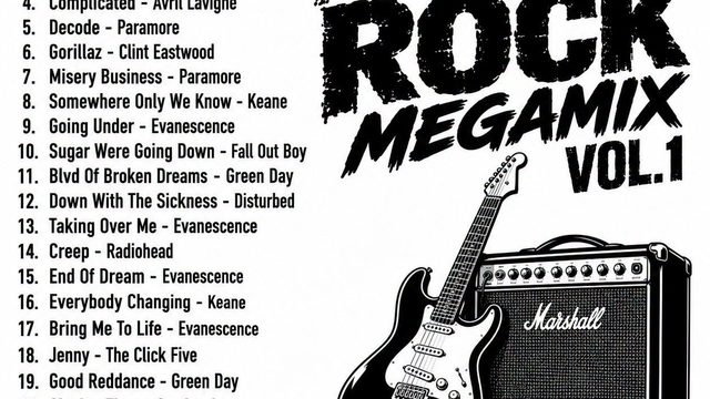 Alternative Rock Megamix Vol.1 – Mixed By Federico Ramones